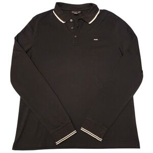 Michael Kors Greenwich Black Men's Polo Shirt M